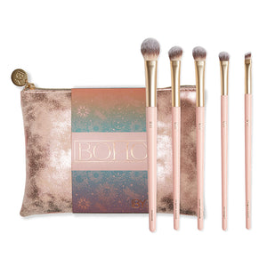 BOHO 5 Piece Professional Eye Brush Set - IBYBeauty.com